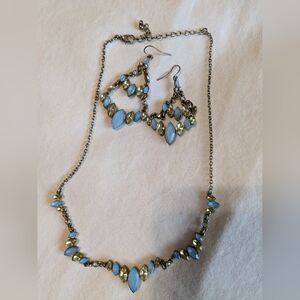 Necklace and matching earrings